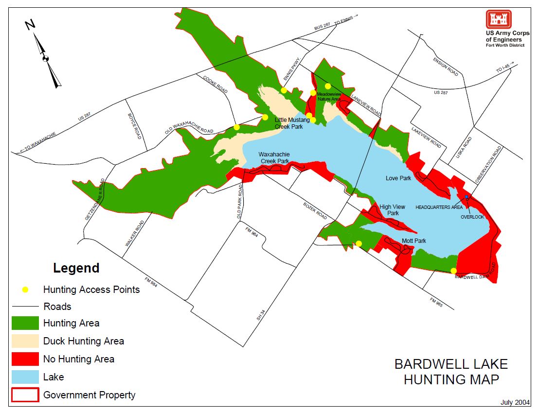 Bardwell Hunting Map